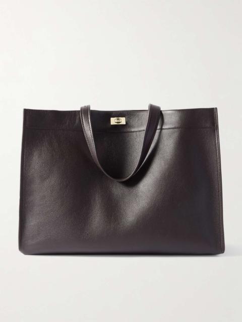 Mortimer leather tote Burgundy