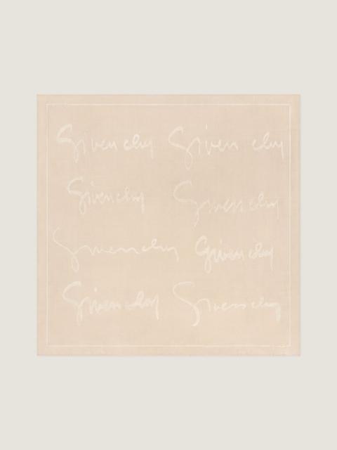 Givenchy SQUARE IN SILK JACQUARD WITH GIVENCHY SIGNATURE
