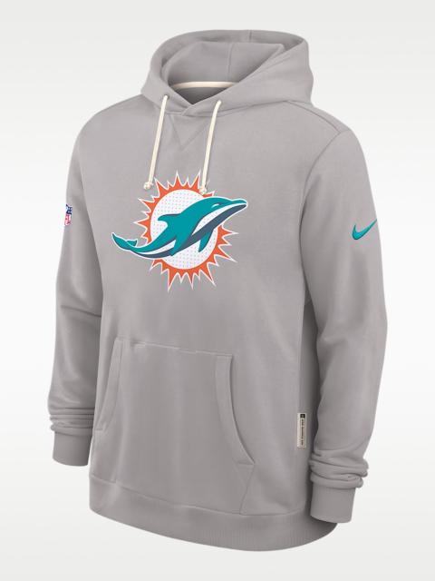 Nike Miami Dolphins Initial Home Sideline Men's Nike Dri-FIT NFL Pullover Hoodie