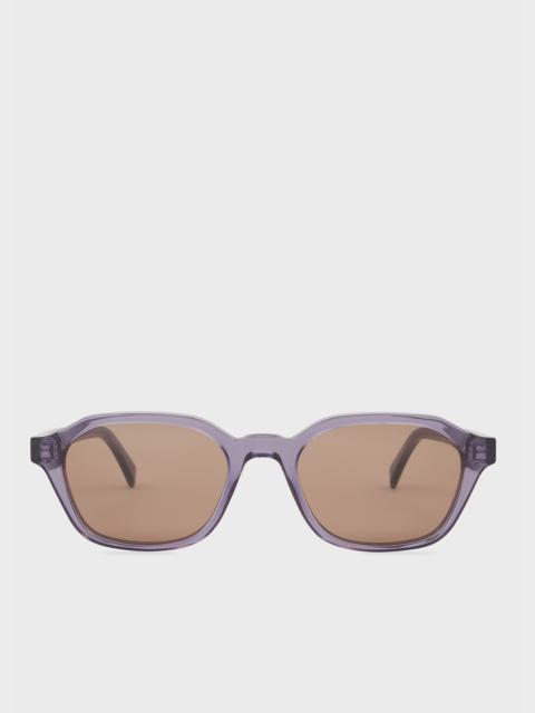 Paul Smith Transparent Violet 'Mayton' Sunglasses