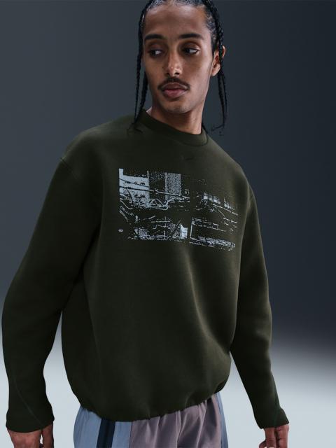 Nike Nike Tech Men's Fleece Crew with Reflective Accents