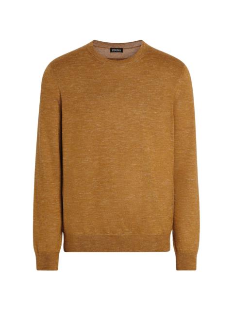 ZEGNA mélange crew-neck sweater