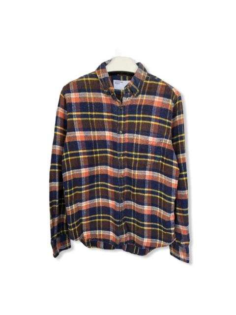 Other Designers Japanese Brand - Japanese Brand Ciopanic plaid Tartan Flannel Shirt 👕