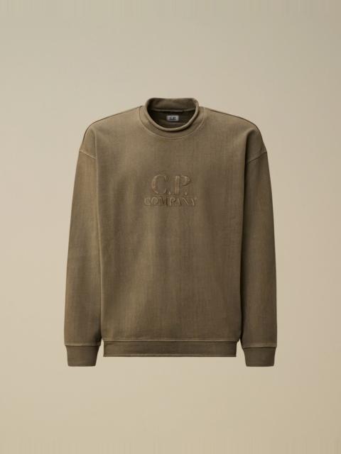 C.P. Company Acero Fleece Boxy Mockneck Sweatshirt