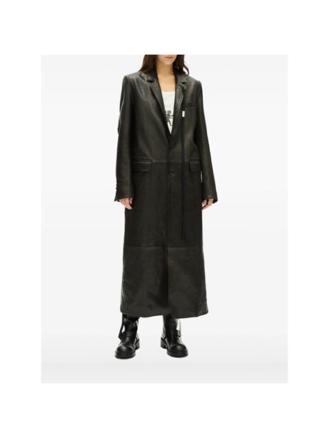 Ann Demeulemeester Ann Demeulemeester Black Coats - Leather Coats Women