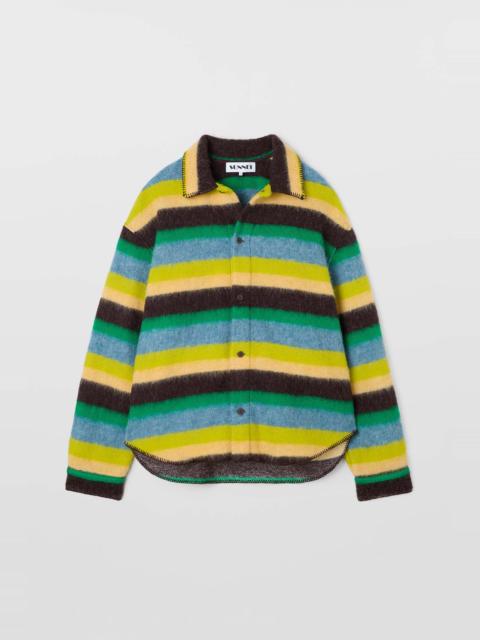 SUNNEI OVER SHIRT / multicolor stripes