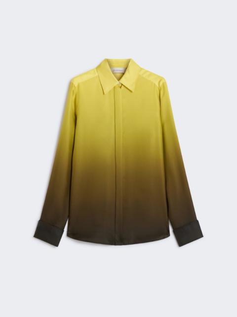 Sportmax Slim-fit silk dégradé shirt