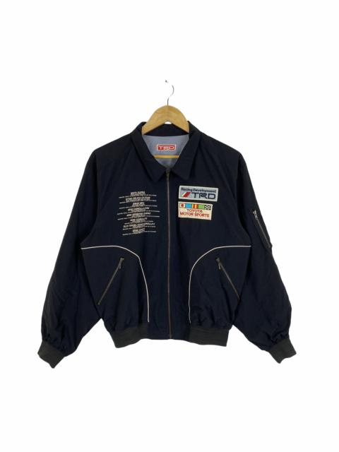 Other Designers Vintage - VINTAGE TRD MOTORSPORT RACING TOYOTA ZIPPER BOMBER JACKET