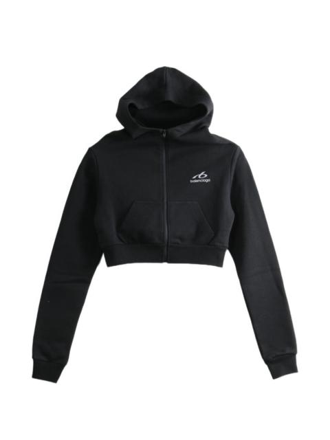 BALENCIAGA Balenciaga Women Cotton Cropped Sweatshirt