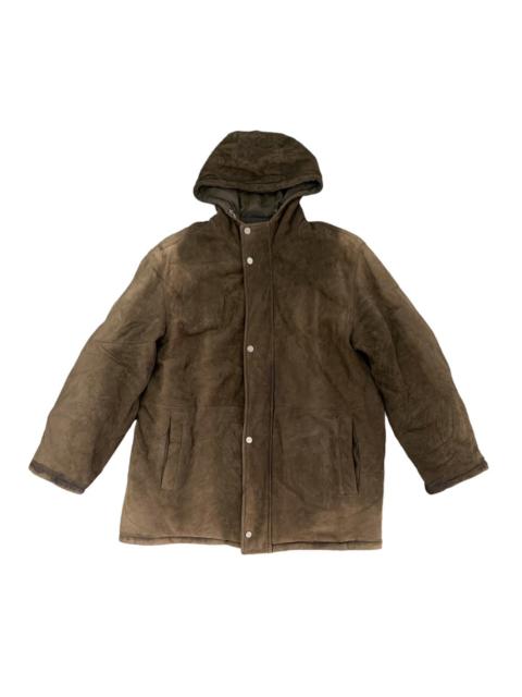 FERRAGAMO Salvatore Ferragamo Reversible Real Leather Jacket Hooded