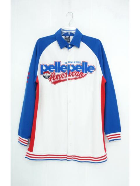 Other Designers America - Rare Vintage PELLE PELLE Long Sleeve Polyester Shirt