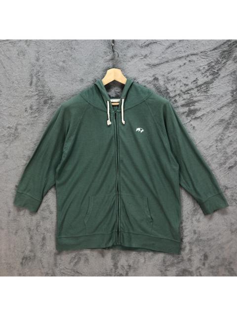 Other Designers Japanese Brand - Soulberry Quarter Sleeve Green Lite Hoodies #6042-218
