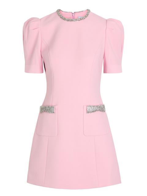 REBECCA VALLANCE Rebecca Vallance Nemy Crystal-embellished Crepe Mini Dress
