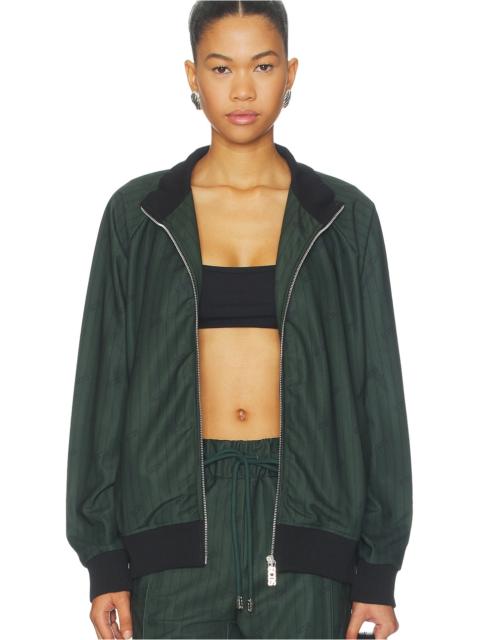 GCDS Triacetate Pinstripe Track Jacket
