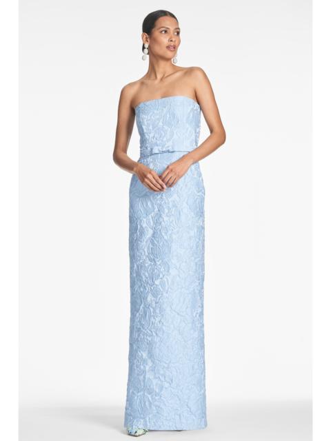 SACHIN & BABI SOPHIA GOWN - ICE BLUE