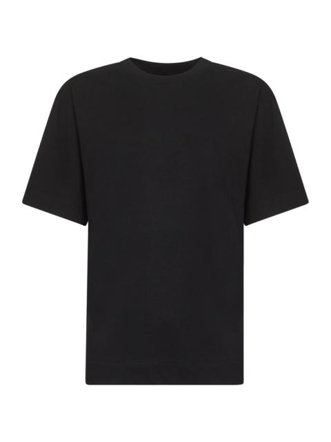 Dries Van Noten Dries Van Noten Men Black Cotton Jersey Oversized T-Shirt