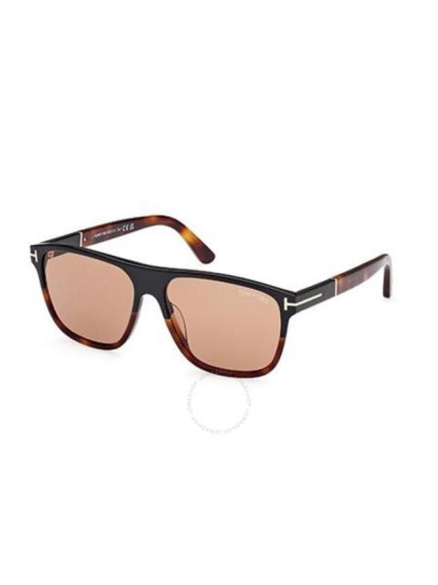 TOM FORD Tom Ford Frances Brown Square Men's Sunglasses FT1081 05E 58