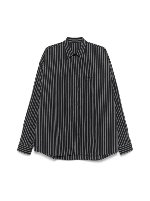 BLACK STRIPED SHIRT
