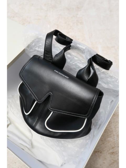 Kiko Kostadinov Kiko Kostadinov Mezulari Bag Onyx Black Lamb Leather Bag
