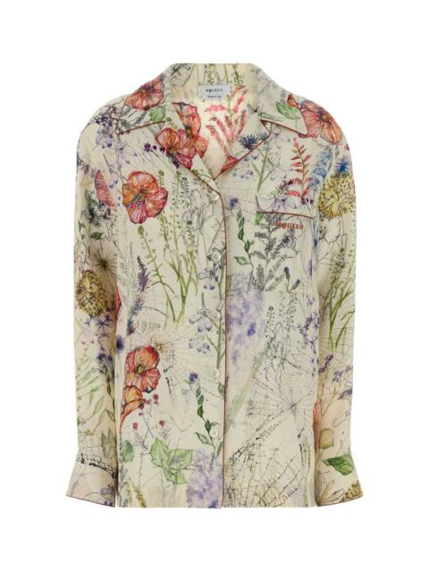 Alexander McQueen Alexander Mcqueen Women Puff Slv Lace Shirt