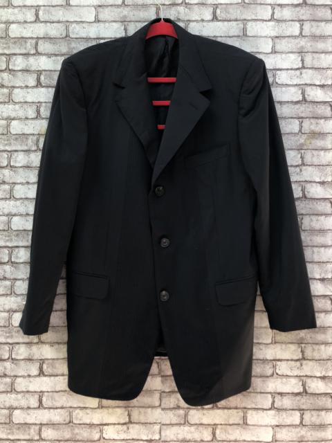 Luxury Gianni Versace Wool Coat Made in Italy