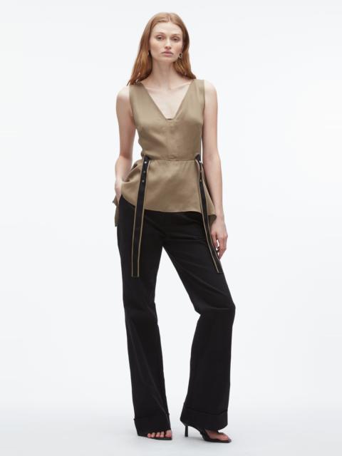 3.1 Phillip Lim V-Neck Flounce Tank