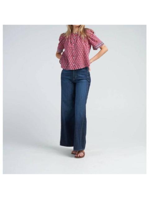 Other Designers Ag Adriano Goldschmied - NWT Adriano Goldshmied 
Daily Blue Easy‎ Wide Leg High Waist Jean Zephyr Sz 28