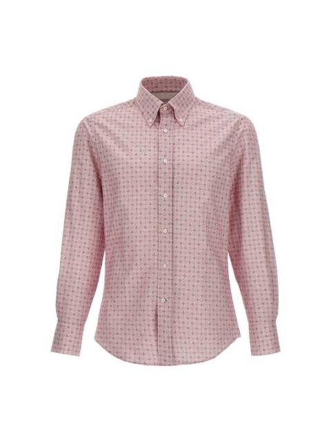 Brunello Cucinelli Brunello Cucinelli Rose Patterned Button-Up Shirt