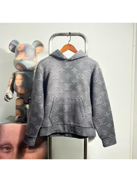 Louis Vuitton Louis Vuitton Lv black thermal print hoodie