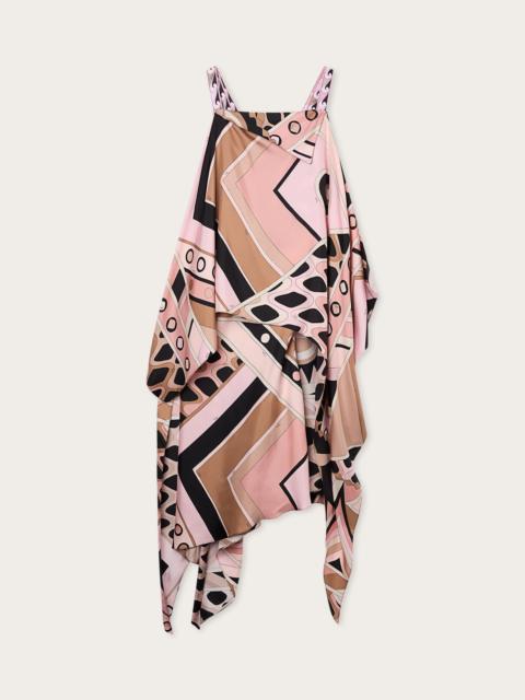 PUCCI VIVARA PRINT SILK DRESS