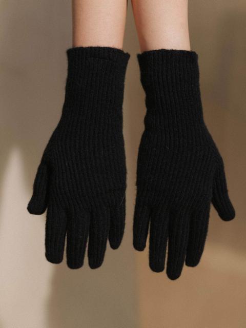 BASERANGE Ribbed Gloves - Recycled Cashmere Rib