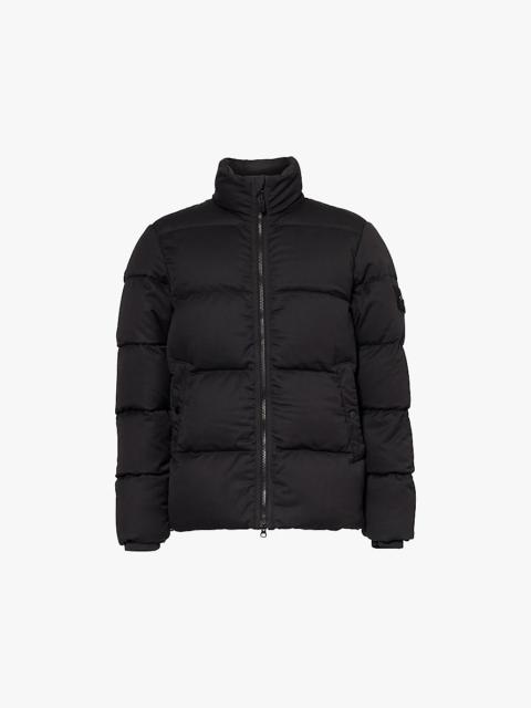 Ghost Real brand-patch regular-fit wool-down jacket