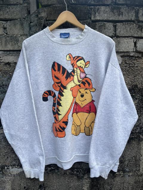 Other Designers Rare 90s Vintage Pooh & Tigger Sweatshirt – Disney Cartoon