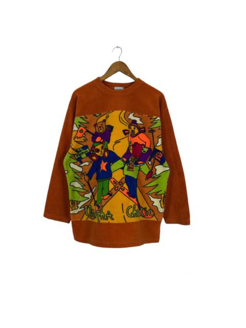 Other Designers Designer - Jean Charles de Castlebajac Sport ski printed fleece