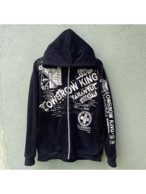 Other Designers Print All Over Me - Vintage DESIGNER Full Print Zipper Ups Hooded Jacket