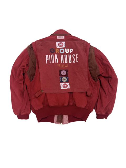 Other Designers Japanese Brand - Vintage Pink House MA-1 Bomber Jacket Design Group Pinkhouse