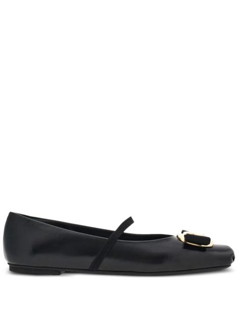 FERRAGAMO Ferragamo New Vara Flat Ballerina Shoes