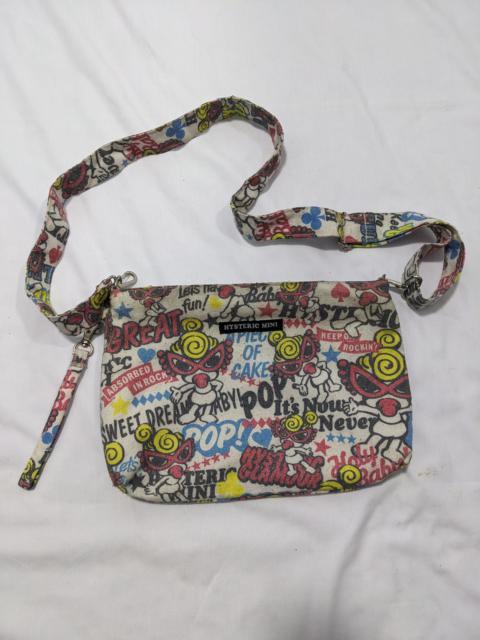 Hysteric Mini Over Print Sling Bag