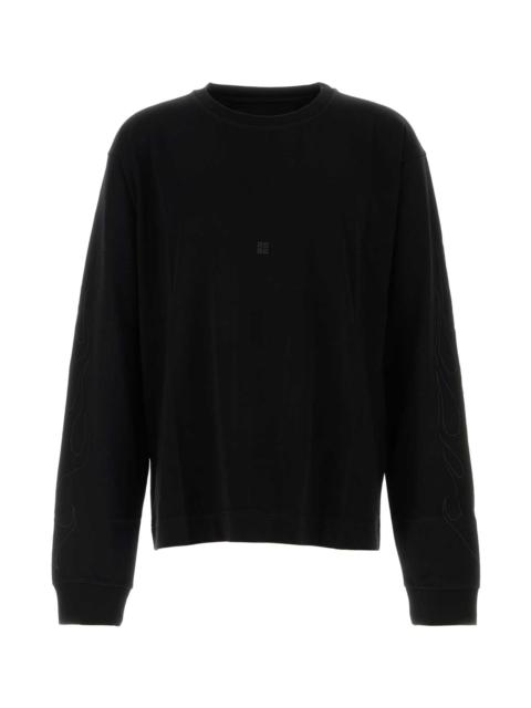 Givenchy Black Cotton T-shirt