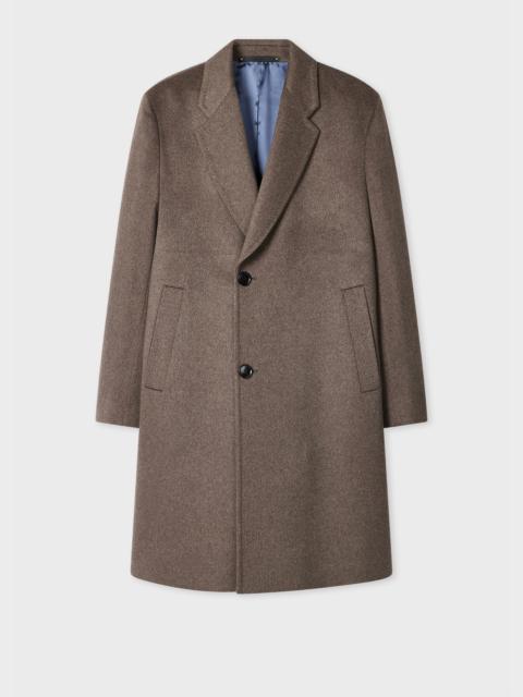 Paul Smith Taupe Wool-Cashmere Overcoat