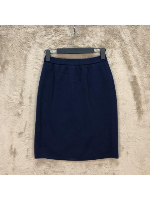 SAINT LAURENT VINTAGE YVES SAINT LAURENT DRAWSTRING WOOL SKIRTS #5644-201