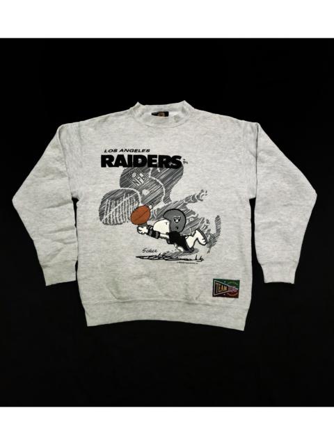 80s Raiders Team NFL Snoopy Sweatshirt Made In USA