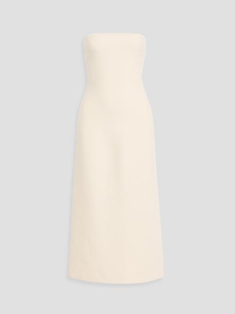 GABRIELA HEARST Immanuel strapless wool midi dress