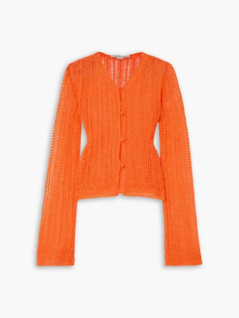 Stella McCartney Open-knit alpaca-blend cardigan