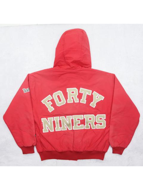 Other Designers Vintage 90s Team NFL San Fransisco Fourty Niners By Chalk Line Big Logo Bomber Hoodie Jacket