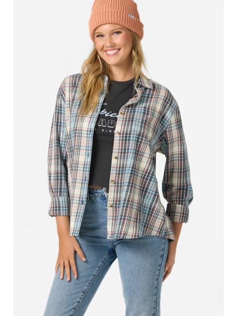 O'Neill Logan Flannel Long Sleeve Top
