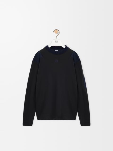 Loewe Long sleeve top in cotton blend