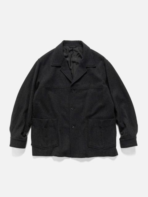 KAPTAIN SUNSHINE Cashmere Shirt Jacket Top Charcoal