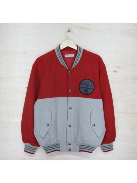 Other Designers Vintage 90s Charge Men By ARNOLD PALMER Big Logo Wool Varsity Bomber Jacket