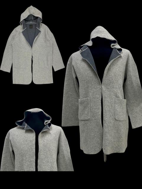 Other Designers Homespun Knitwear - VINTAGE MODERN MATURITA FLEECE CARDIGAN WITH HOODIE
